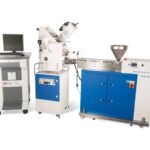 Extrusionline with Stand-Alone Extruder KE 30, OCS, Film-Testing-Device
