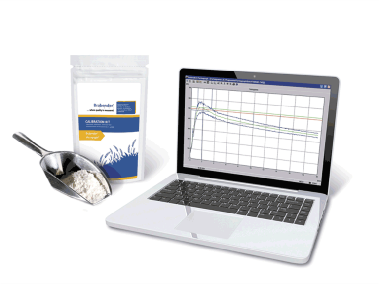 Brabender Calibration Kit Food: Measurement with notebook and other end devices